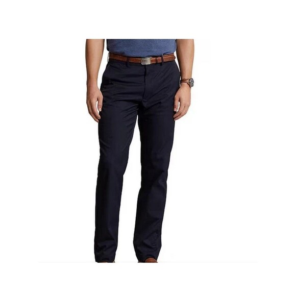 New Polo Ralph Lauren Performance Golf Tailored Fit Twill Pants $115 50BX30 Navy - Picture 1 of 9